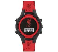 Liverpool F.C. Garçons Numérique Quartz Montre avec Bracelet en Silicone LFC4001