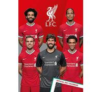 Liverpool Fc 2021 Lfc Calendrier Mural A3 30x42cm