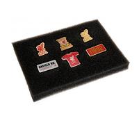FOCO Lot de 6 badges sous licence officielle Liverpool FC | Marchandise officielle du club de football | Badges à collectionner en émail | Cadeau pour les fans de Liverpool et les supporters de