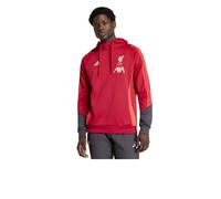 ADIDAS PERFORMANCE Sweat de sport 'FC Liverpool Tiro 25 Competition' graphite / homard / rouge / blanc cassé, Taille L