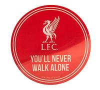 Liverpool FC - Autocollant pour voiture YOU'LL NEVER WALK ALONE (Taille unique) (Rouge/Blanc)