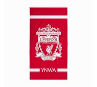 Character World Liverpool FC Serviette Officielle | Toucher Super Doux, Motif Club de Football YNWA | Parfait pour la Maison, Le Bain, la Plage et la Piscine | Taille Unique 75 cm x 150 cm | 100%