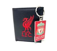 Liverpool FC Coffret cadeau portefeuille et porte-clés Noir/rouge, Black,red, taille unique