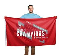 Liverpool FC - Drapeau Champion of Europe (Taille unique) (Rouge)