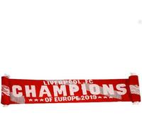 Liverpool FC - Echarpe "Champions Of Europe" SG17765 (Taille unique) (Rouge/Blanc)