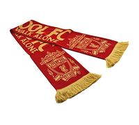 Liverpool FC - Écharpe d'hiver - Adulte (Taille unique) (Rouge/or)