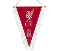 Liverpool FC - Fanion YOU´LL NEVER WALK ALONE (Taille unique) (Rouge/Blanc)