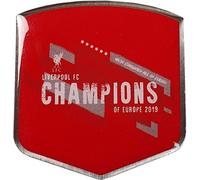 Liverpool FC - Insigne "Champions Of Europe" - Métal SG17498 (Taille unique) (Rouge/Argent)