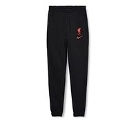 Liverpool FC Liverpool F.C. Liverpool FC, Pantalon de Jogging Homme, Saison 2022/23 Officiel Extérieur - Noir/Rouge - L