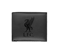 Liverpool FC Officiel - Portefeuille thème Football - Blason embossé - Noir - Noir