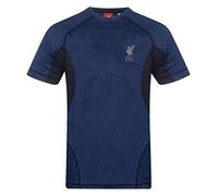 Liverpool FC Officiel - T-Shirt pour Entrainement de Football - Polyester - Homme - Bleu Roi - S