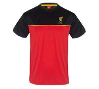 Liverpool FC Officiel - T-Shirt pour Entrainement de Football - Polyester - Homme - Noir - Large