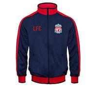 Liverpool FC officiel - Veste de survêtement thème football - style rétro - garçon - bleu marine - 4-5 ans