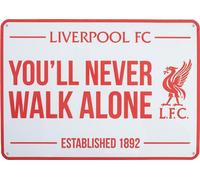 Liverpool FC - Panneau "You'll Never Walk Alone", Armoiries TA13031 (Taille unique) (Rouge/Blanc)