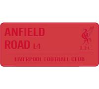 Liverpool FC - Plaque de rue "Anfield Road L4", Armoiries TA13337 (Taille unique) (Rouge)