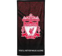 Liverpool FC - Serviette, filet, écusson BS4439 (taille unique) (Noir/Rouge/Blanc)