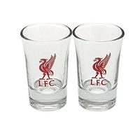 Liverpool FC - Verres à Shooters (Taille Unique) (Transparent/Rouge)