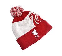 Liverpool Football Club Official Ski Bobble Knitted Hat Quick Check Red White