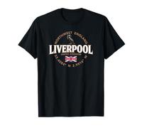 Liverpool Label avec coordonnées géographiques T-Shirt