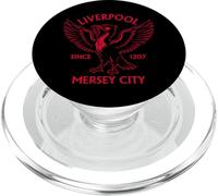 Liverpool MerseyCity Since 1207 Liver Bird Grand modèle imprimé Rouge PopSockets PopGrip pour MagSafe