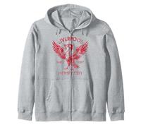 Liverpool MerseyCity Since 1207 Motif Oiseau du Foie Rouge Sweat à Capuche