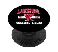 Liverpool Merseyside England Est. 1207 Liver Bird PopSockets PopGrip Adhésif