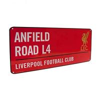Liverpool Officiel FC Rouge Anfield Road Rue Signe 18cm x 40cm