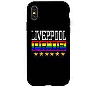 Liverpool Pride Drapeau Arc-en-Ciel Gay Lesbienne Queer LGBT Coque pour iPhone X/XS