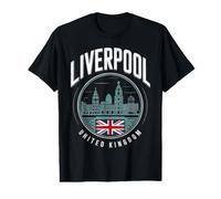 Liverpool Royaume-Uni Voyage City Adventure T-Shirt Graphique avec Valeur
