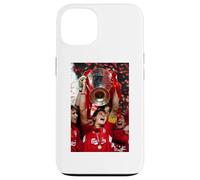 Liverpool Steven Gerrard Lifts Trophée Coupe du Monde de Football Coque pour iPhone 13