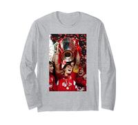 Liverpool Steven Gerrard Lifts Trophée Coupe du Monde de Football Manche Longue