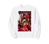 Liverpool Steven Gerrard Lifts Trophée Coupe du Monde de Football Sweatshirt