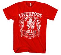 Liverpool Ultras T-shirt pour homme - Maillot de football de ville - M1 FB - Rouge - Small