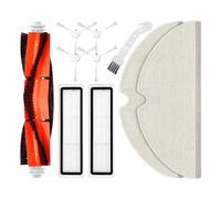 LIVERYDE Accessoires Pièces de rechange pour Dreame D9, Dreame L10 Pro, Dreame D9 Max, Dreame D9 Pro, 1 brosse principale, 4 brosses latérales, 2 filtres Hepa, 2 lingettes, 1 outil de nettoyage