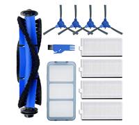 Liveryde Pièces De Rechange Compatibles Pour Eufy Robovac 11S, 25C, 30C, 35C, 15T, 15C Slim Robotic Vacuum Cleaner : 4 Filtres Hepa, 4 Brosses D'essorage, 1 Passoire Et 1 Brosse À Rouleau Principale