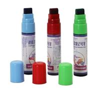 Livestock Lot de 3 stylos d'identification pour animaux, animaux de compagnie et équipements de marking pour chat, vache, feuille, calf, goat, ferme, agricultures