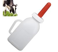 Livestock Milk Bottle, Precision Nursing Teat System, Thick Wall Feeding Bottle Device, Silicone Pacifier Flow Control, Farm Animal Feeding Design, Goat Lamb Care Use