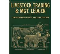 Livestock Trading & Mgt. Ledger: A Comprehensive Profit and Loss Tracker for Farmers and Traders | Professional Record Keeping for Breeding, Health, and Trade Expenses