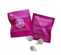 Livewell Nutrition Ltd Lot de 3 tampons Yoni Detox Pearl - À base de plantes naturelles - Pour le nettoyage et la guérison, (20200302)