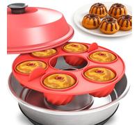 LIVGRA8T Moule à kouglof en silicone pour four de camping, compatible avec Omnia, Enders Vamo, Crivit, accessoires pour la fabrication de mini kouglof, gâteaux, muffins, brownies