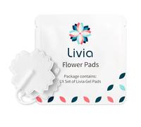 Livia Flower Pads| Le bouton stop pour les règles douloureuses| Soulagement des douleurs menstruelles et d'endométriose| sans médicament| Accessoire pour l'appareil Livia - 1 paire d'électrodes