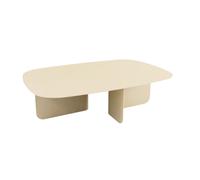 LIVIA - Table basse en métal beige L115 Beige
