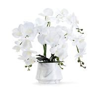 LIVILAN Orchidée Artificielle phalaenopsis - Décoration d'intérieur - Décoration d'intérieur - Décoration pour Mariage, Salon, Chambre à Coucher