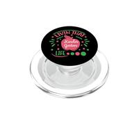 Livin That Kindergarten Life Funny Back to School for Kids PopSockets PopGrip pour MagSafe