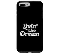 Livin The Dream Vintage années 70 Inline Weathered (Dark) Coque pour iPhone 7 Plus/8 Plus