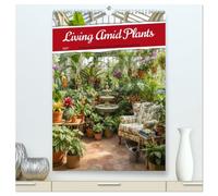 Living Amid Plants (High Quality Premium Wall Calendar 2027 DIN A2 portrait),CALVENDO 12 Month Wall Calendar: The dream homes of true plant lovers - ... inspiration, and extraordinary architecture.