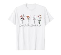 Living Christian Faith Hope Of It All Retro Religieux T-Shirt
