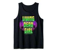 Living Dead Girl Zombie Femme Noir Horreur Halloween Débardeur
