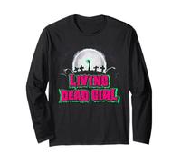 Living Dead Girl Zombie Femme Noir Horreur Halloween Manche Longue