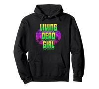 Living Dead Girl Zombie Femme Noir Horreur Halloween Sweat à Capuche